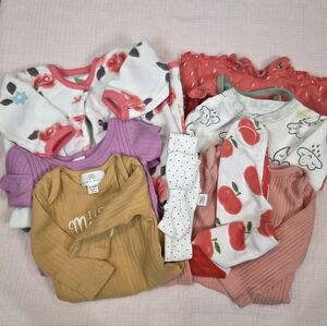0–6 Month Baby Girl Bundle | Carter’s, Cloud Island, Just One You | 8+ Piece Sta
